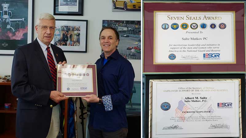 Saltz Nalibotsky Recognized as a Patriotic Employer